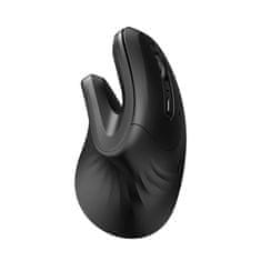 Dareu brezžična vertikalna miška lm109 magic hand bluetooth + 2.4g (črna)