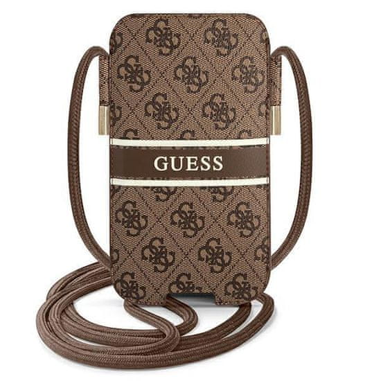 Guess torbica GUPHM4GDBR 6 1 rjava brown hardcase 4G Stripe mimovrste