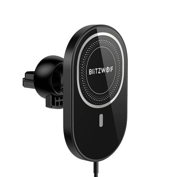 Blitzwolf BW-CW4 avtomobilski nosilec z induktivnim polnilnikom Qi, 15 W