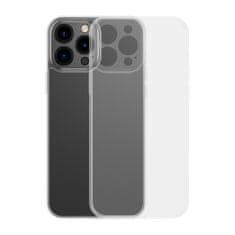 BASEUS Etui pokrowiec do iPhone 13 Pro Max sztywna obudowa z żelową ramką przezroczysta