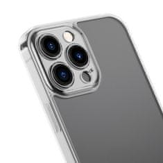 BASEUS Etui pokrowiec do iPhone 13 Pro Max sztywna obudowa z żelową ramką przezroczysta