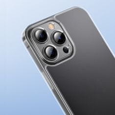 BASEUS Etui pokrowiec do iPhone 13 Pro Max sztywna obudowa z żelową ramką przezroczysta