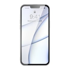 BASEUS ovitek iz matiranega stekla za iphone 13 togo ohišje z okvirjem iz gela transparentno (arws000002)
