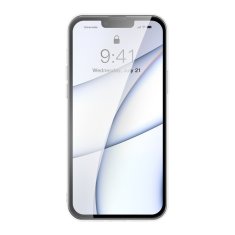 BASEUS ovitek iz matiranega stekla za iphone 13 pro max togo ohišje z okvirjem iz gela transparentno (arws000202)