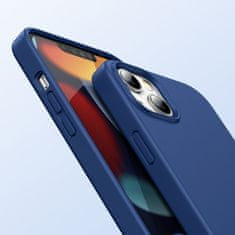 Ugreen Gumijast prilagodljiv silikonski ovitek za iPhone 13 modri