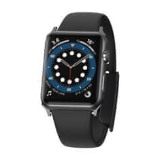 shumee Zapestnica s paščkom za Apple Watch 3/4/5/6/SE 38-40mm Slip-Thru črna