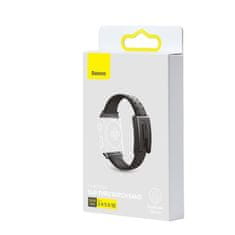 BASEUS Pasek opaska bransoleta za Apple Watch 3/4/5/6/SE 38-40 mm Slip-Thru črn