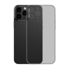 BASEUS Etui pokrowiec do iPhone 13 Pro sztywna obudowa z żelową ramką czarny