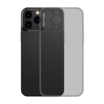 BASEUS Etui pokrowiec do iPhone 13 Pro sztywna obudowa z żelową ramką czarny