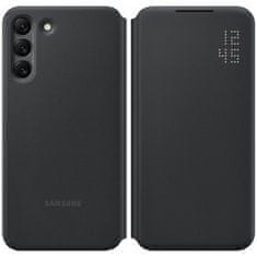 Samsung led view cover z led zaslonom za samsung galaxy s22 + (s22 plus) črn (ef-ns906pbegee)