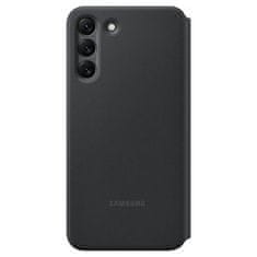 Samsung led view cover z led zaslonom za samsung galaxy s22 + (s22 plus) črn (ef-ns906pbegee)