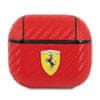 Ferrari FESA3CARE AirPods 3 ovitek rdeč/red On Track PU Carbon