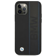 Bmw etui bmhcp12lrwbok iphone 12 pro max 6,7; črna trda torbica leather outlines