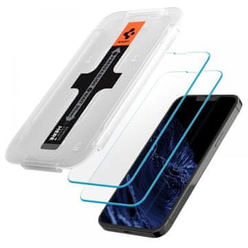 Spigen SPIGEN KALJENO STEKLO GLAS.TR EZ FIT ZA IPHONE 13 PRO MAX 14 PLUS ZAŠČITA