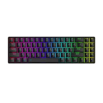 Dareu EK871 Bluetooth + 2.4G RGB brezžična mehanska tipkovnica (črna)
