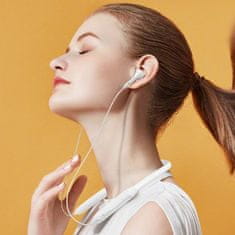 DUDAO Brezžične slušalke Bluetooth Magnetic Suction bele