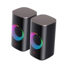 Havit Računalniški zvočniki 2.0 SK212 Bluetooth RGB