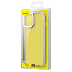 BASEUS Armored protective case for iPhone 13 Pro with gel frame, gray