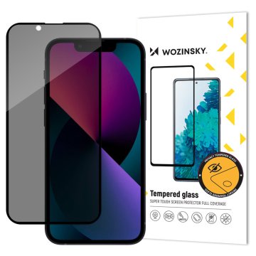 slomart wozinsky steklo za zasebnost kaljeno steklo za iphone 14 / 13 / 13 pro s filtrom proti vohunski zasebnosti