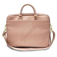 Guess torbica GUCB15PUSASPI 16" roza/pink Saffiano Script