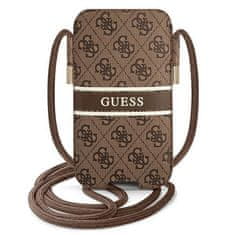 Guess torbica GUPHL4GDBR 6,7" rjava/brown hardcase 4G Stripe