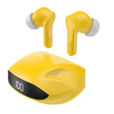 slomart dudao brezžične slušalke v ušesih tws bluetooth 5.2 rumene (u16h-yellow)