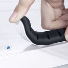 Ugreen Samolepilni organizator za 4 kable, komplet 2 kos, črn