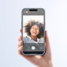 Joyroom Ohišje za iPhone 13 zadnji in sprednji pokrov + kaljeno steklo sivo