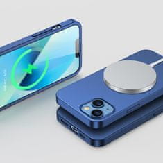 Joyroom Etui pokrowiec do iPhone 13 obudowa na tył i przód + szkło hartowane niebieski
