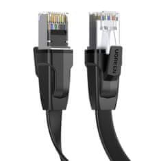 NEW Ploski povezovalni kabel LAN Ethernet kabel Cat.8 U/FTP 1m črn