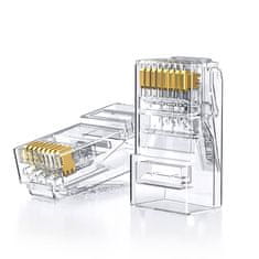 Ugreen Vtič RJ45 NW177, Ethernet, 8P/8C, Cat.6, UTP (100 kosov)
