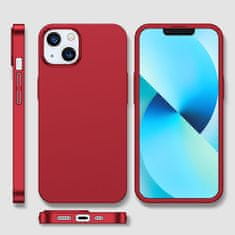 Joyroom Etui pokrowiec do iPhone 13 obudowa na tył i przód + szkło hartowane czerwony