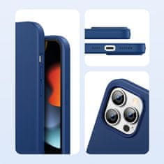 Ugreen Elastičen silikonski etui za iPhone 13 Pro, modri
