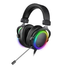 Dareu Igralne, Gaming slušalke EH925s PRO, USB, ENC, RGB, 7.1 (črne)