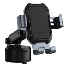 BASEUS baseus gravity car mount dashboard windshield phone bracket holder black (suyl-tk01)