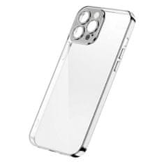 Joyroom Ovitek za iPhone 13 Pro s kovinskim srebrnim okvirjem