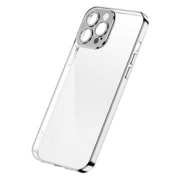 Joyroom Ovitek za iPhone 13 Pro s kovinskim srebrnim okvirjem