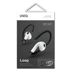 UNIQ Loop Športne ušesne zanke AirPods belo-črna/belo-črna dvojni paket
