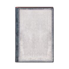 Paperblanks Flexis beležnica, mini, črtna, mehke platnice, siva