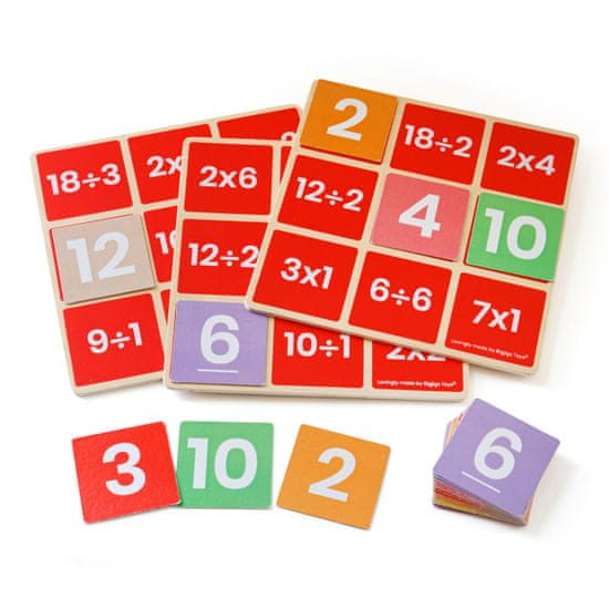 Bigjigs Toys Matematični bingo množenje in deljenje