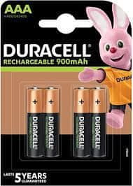 Duracell polnilne baterije HR03-A AAA 850mAh NiMH, 4 kosi