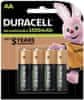 Duracell polnilne baterije HR06-P AA 2500 mAh NiMH, 4 kosi