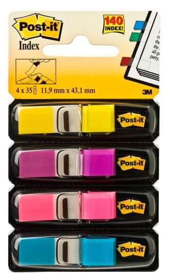 3M Post-it 683-4AB mini označevalci, barvni