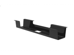 MS VISCOM Pod mizno držalo za kable - črna barva