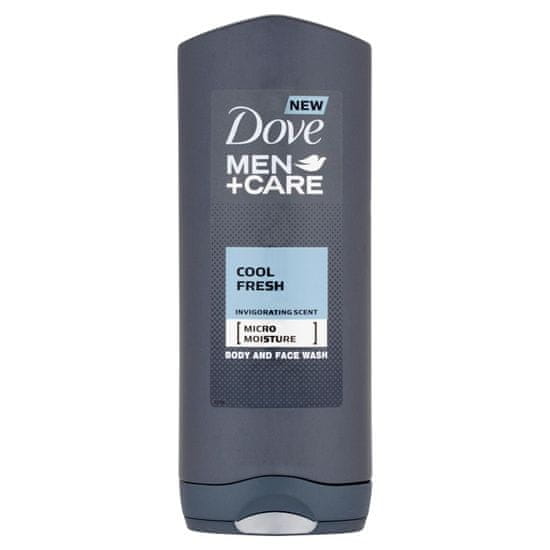 Dove Men Shower Gel + Care Cool Fresh (Body And Face Wash) moški gel za tuširanje, 400 ml