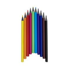 EASY Colp jumbo Jumbo trikotne barvice iz smole brez lesa, 12 kosov, 12 barv
