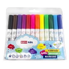 EASY Kids JUMBO Dišeči markerji, pralni, 12 barv