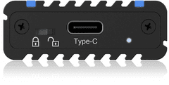 IcyBox ohišje za M.2 NVMe SSD, USB-C & USB-A 3.1 (IB-1824ML-C31)