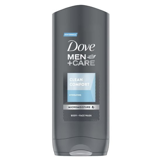 Dove Men + Care Clean Comfort gel za prhanje, 400ml
