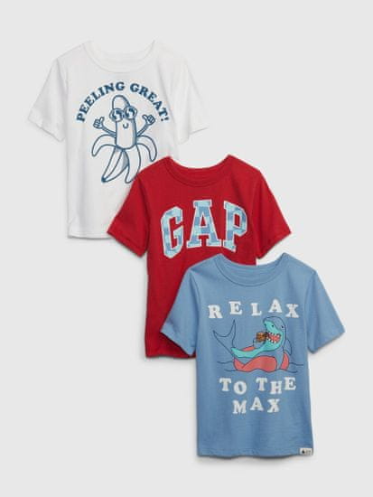 Gap Otroška trička organic, 3 ks